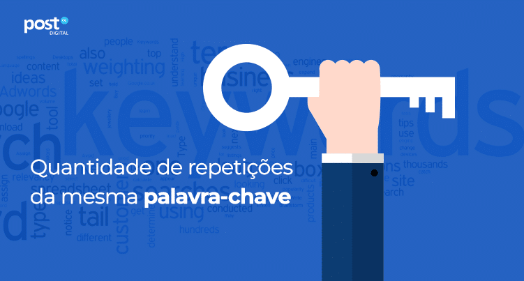 Quantidade de repetições da mesma palavra-chave