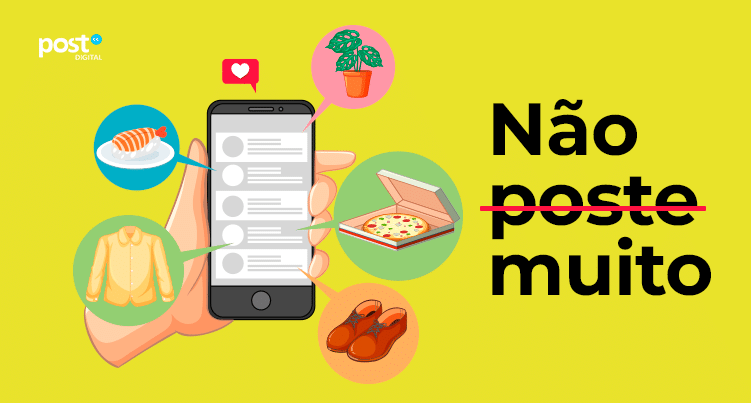 Não poste muito