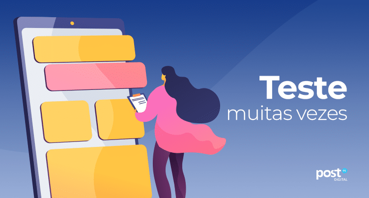 Teste muitas vezes