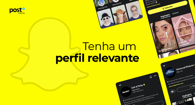 Tenha um perfil relevante
