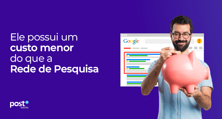 Ele possui um custo menor do que a Rede de Pesquisa