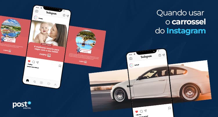 Quando usar o carrossel do Instagram