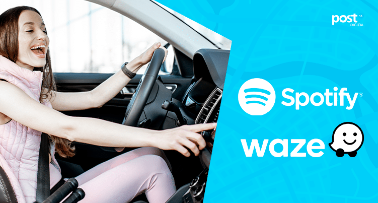 Spotify e Waze