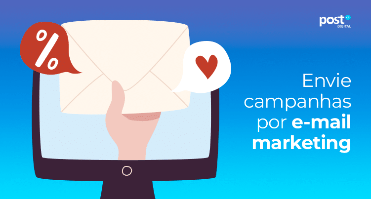 Envie campanhas por e-mail marketing