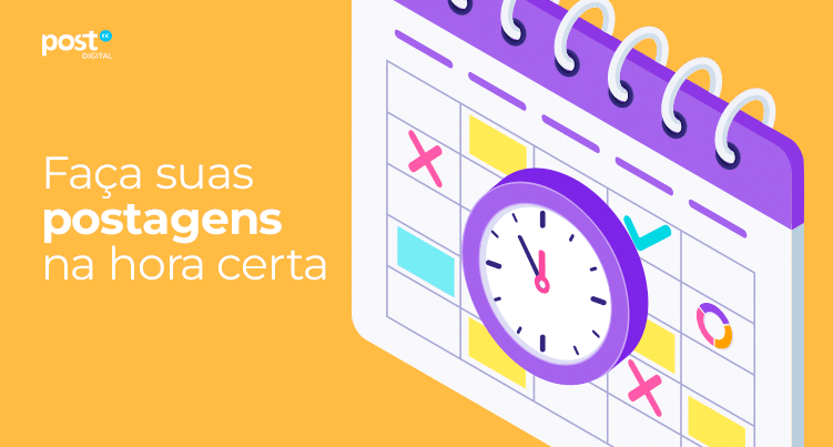 Faça suas postagens na hora certa