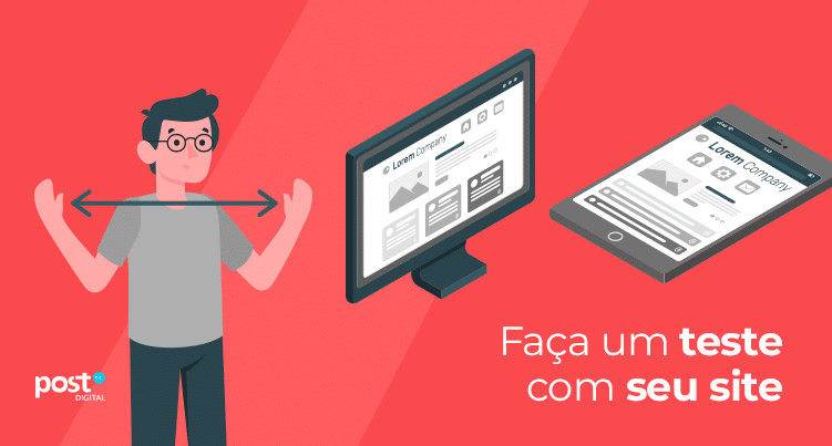 Faça um teste com seu site