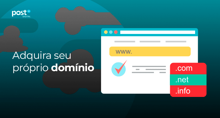 Adquira seu próprio domínio