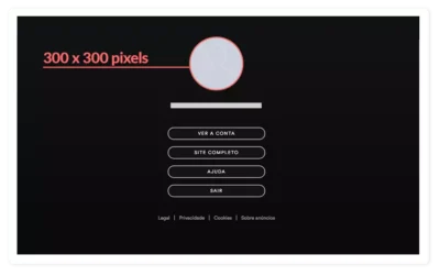 Tamanho de foto de perfil do Spotify