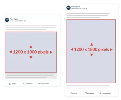 Tamanho de imagens para post Facebook