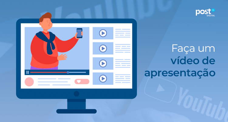 Faça um vídeo de apresentação