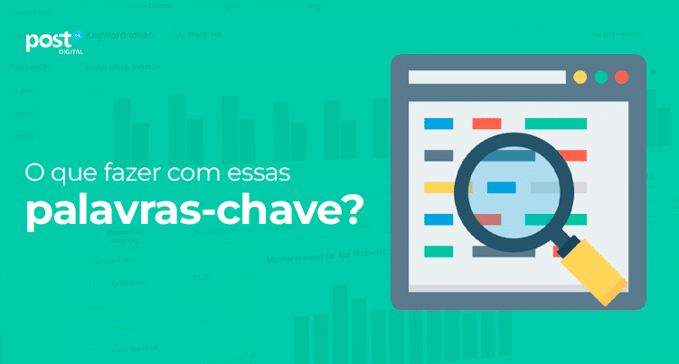 O que fazer com essas palavras-chave?