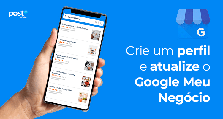 Crie um perfil e atualize o Google Meu Negócio