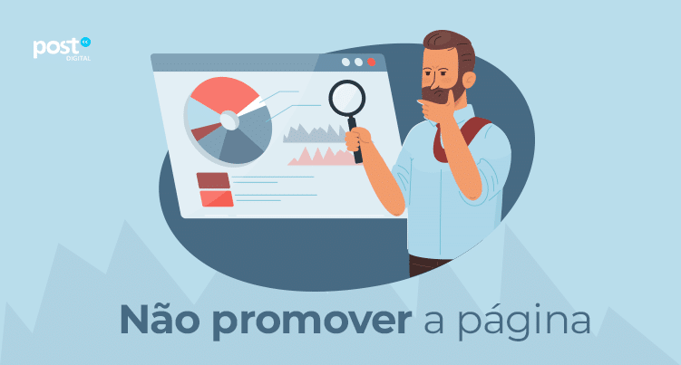 Não promover a página