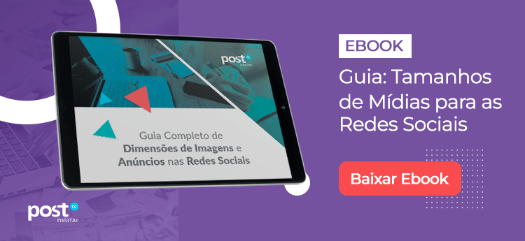 Tamanho de mídias para as redes sociais