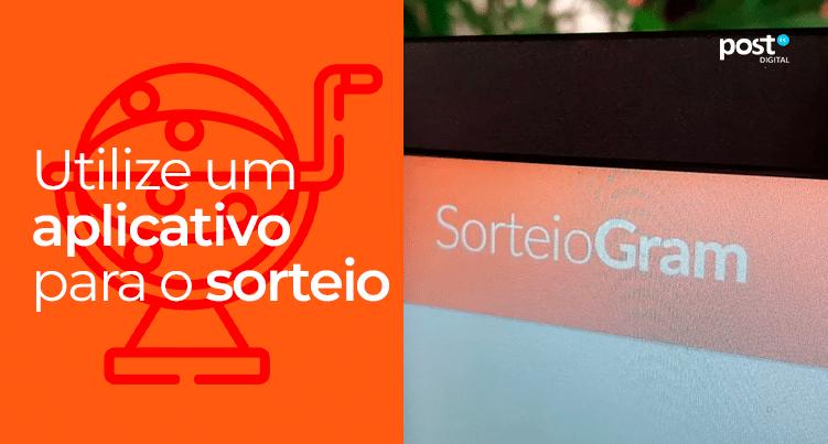 Utilize um aplicativo para o sorteio