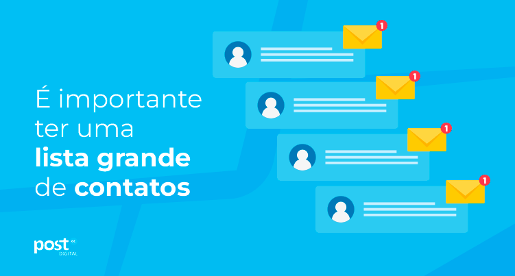 É importante ter uma lista grande de contatos