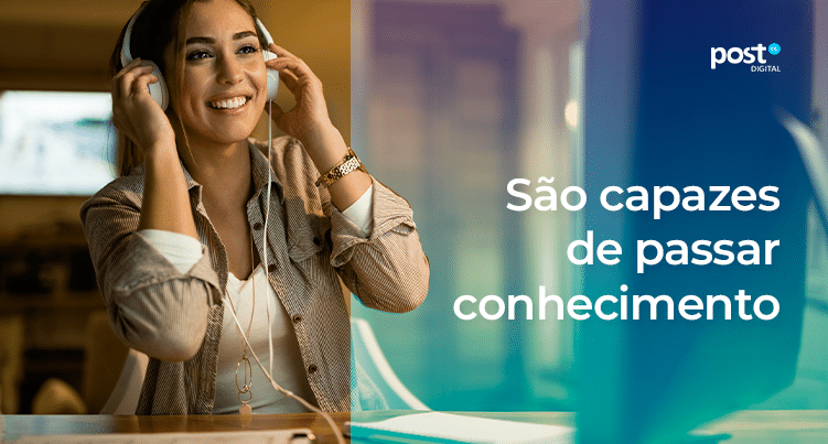 São capazes de passar conhecimento