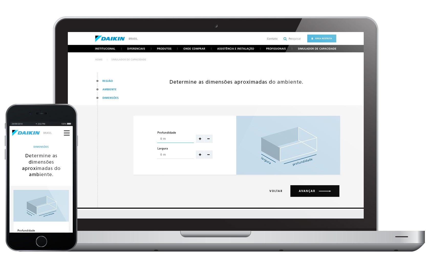 Simulador de Capacidade - Metragem